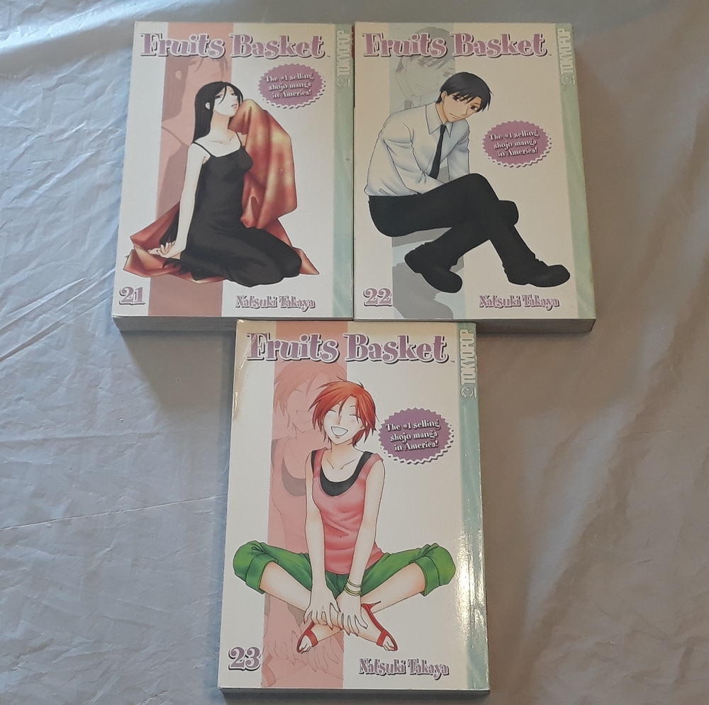 EUC HTF OOP Fruits Basket Manga Volumes 21 22 23